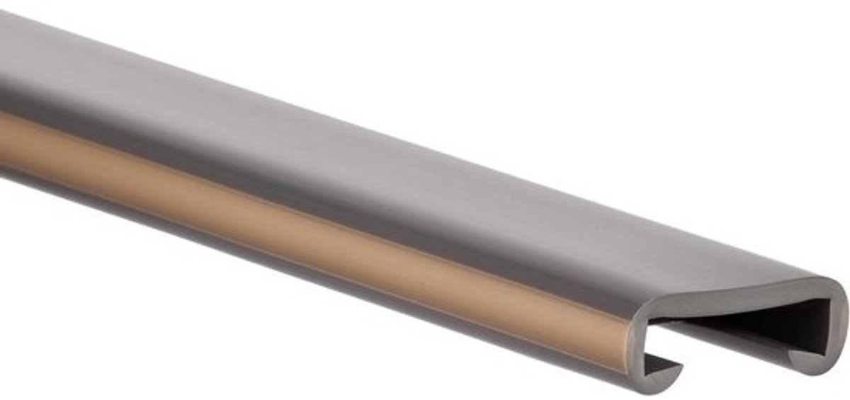 PVC Trapleuning Profiel - Kunststof Leuning Rubber Profiel - Veilige Trappen - Flexibel en Functioneel - 40 x 8 mm