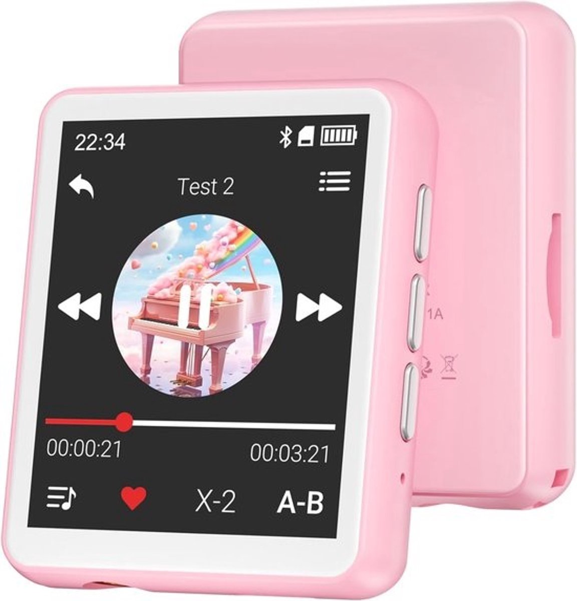MP3 Speler Bluetooth - Muziekspeler - Audiospeler - playlist