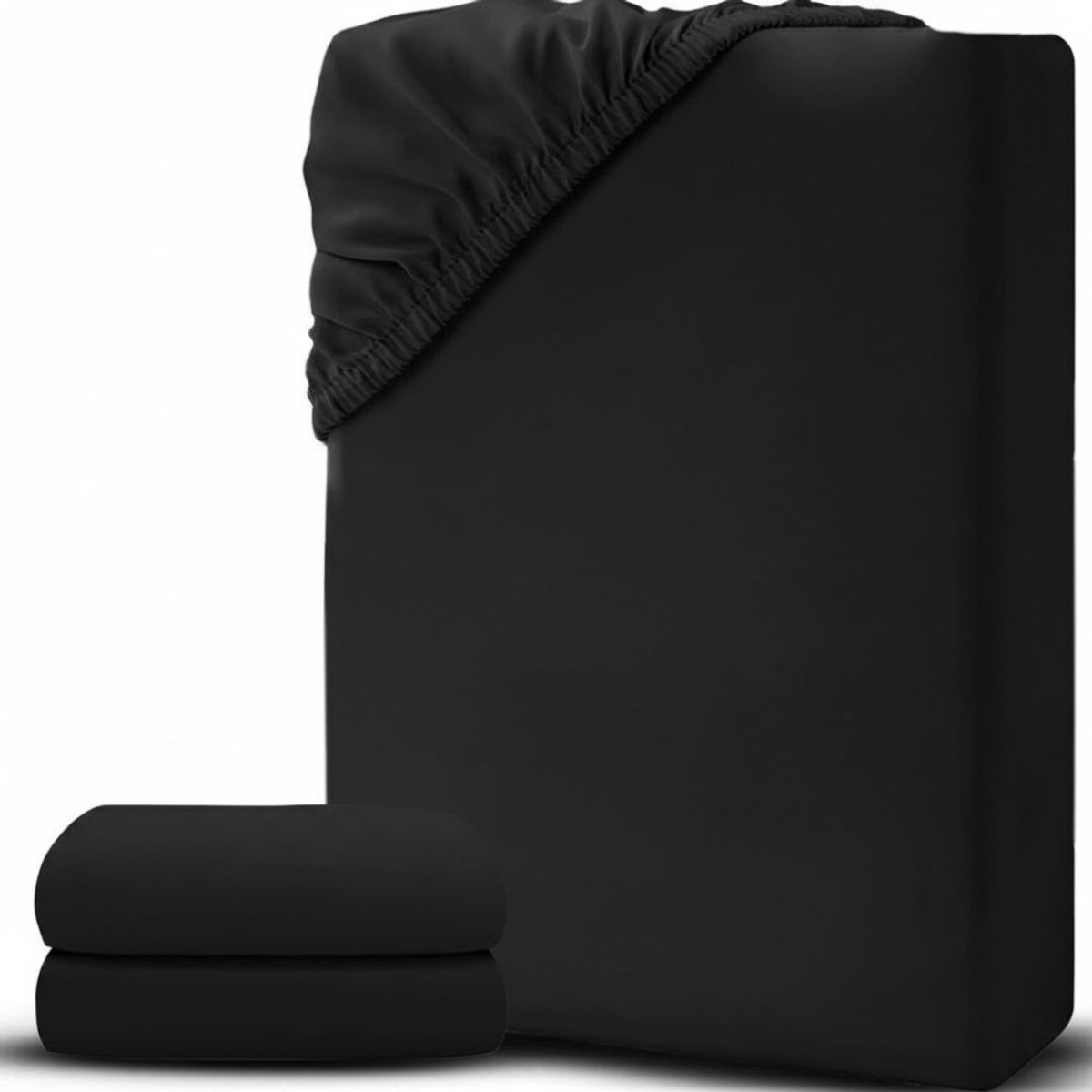 Zolvano® Matrasovertrek 160x200 - Hoeslaken - Matrashoes - Super Zacht - Zwart