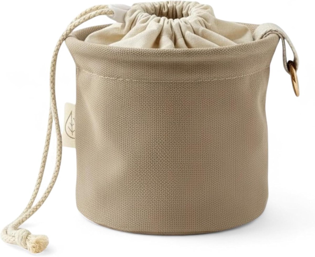 Wasknijperzak - Beige - - Hoogwaardig Canvas - Voor Wasknijpers