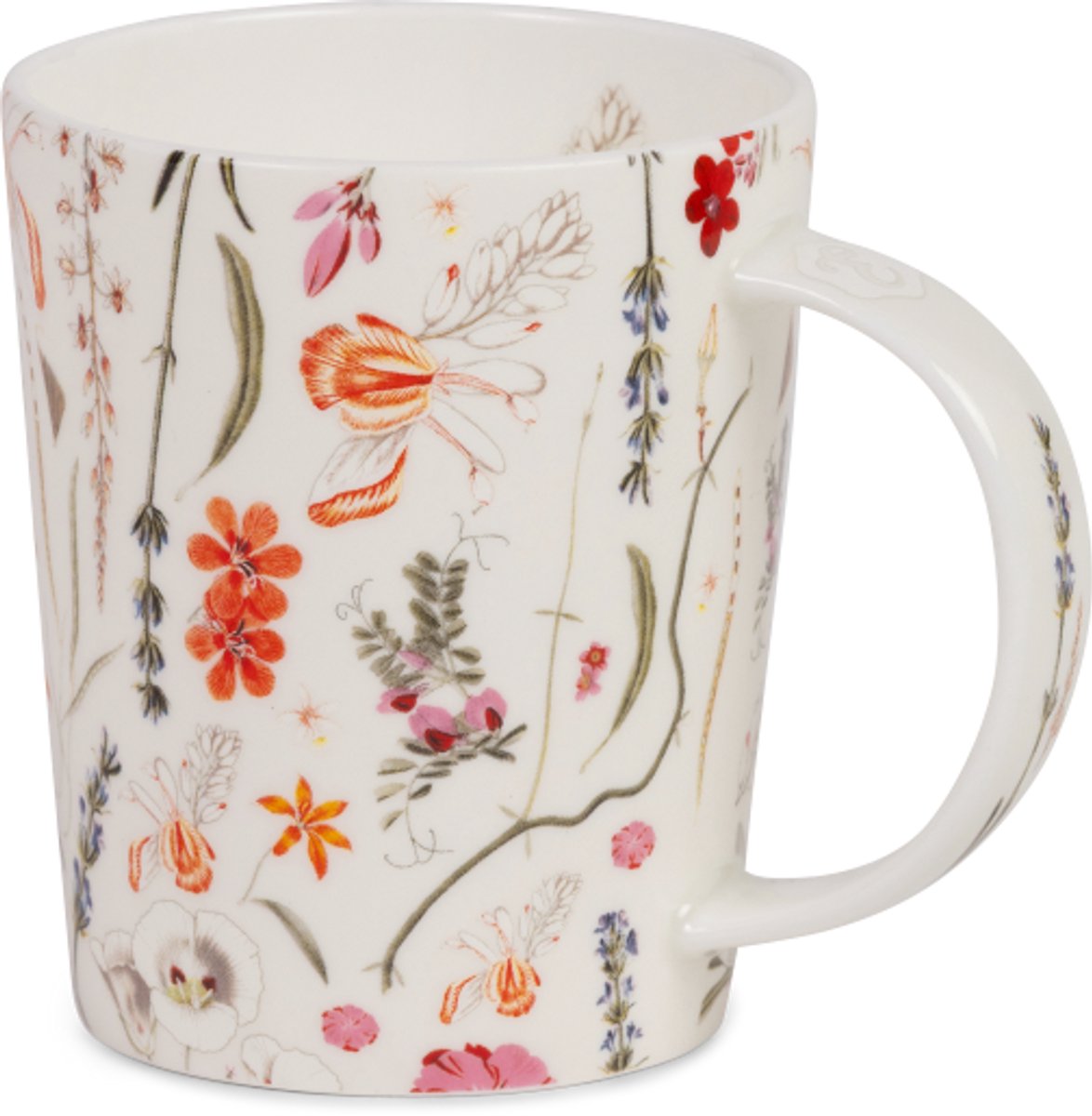 Eigenart - Cupti Mira mok Wit - Porselein - Bloemen Roze