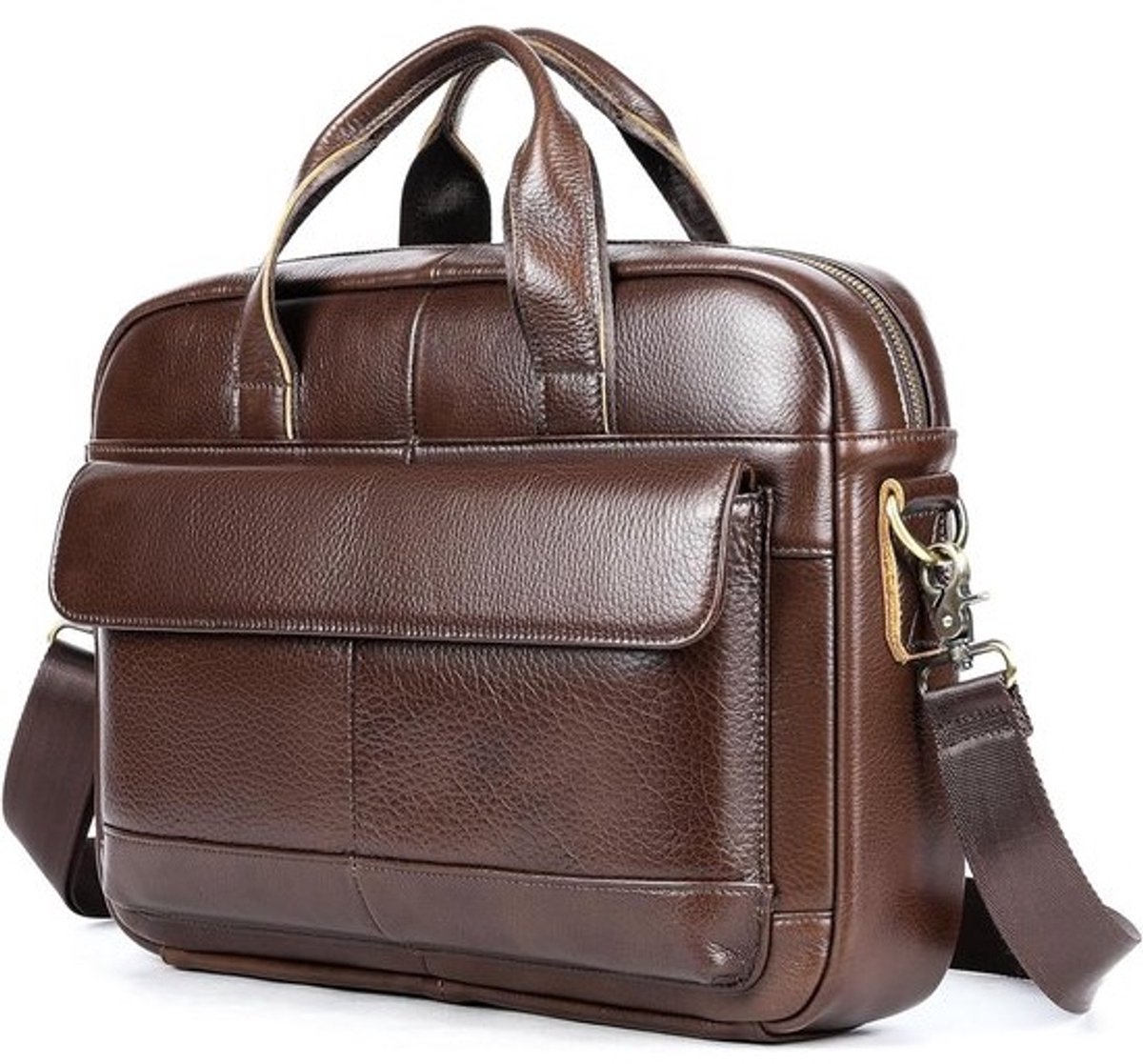 Laptoptas Heren - Aktetas Documententas - Zakelijk Reizen - Grote Capaciteit - 38x27x7 cm