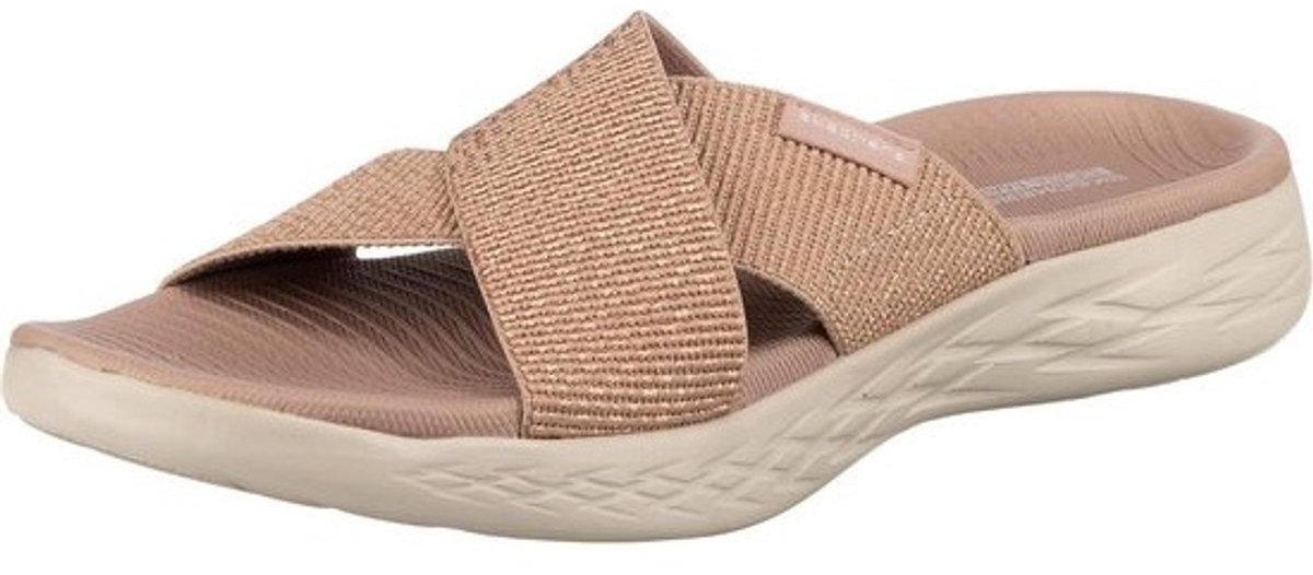 Dames Slippers - Comfortabele Sandaal - Zomerse Wandelingen - Lichtgewicht Dempende Zool - Zilver