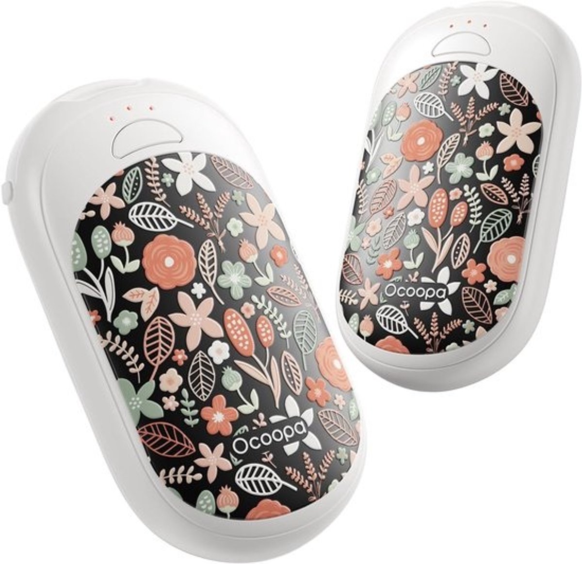 Oplaadbare handwarmers - Elektrische zakwarmers - Buitenactiviteiten kou - Ultradun magnetisch ontwerp - Palm size - Verse bloesems