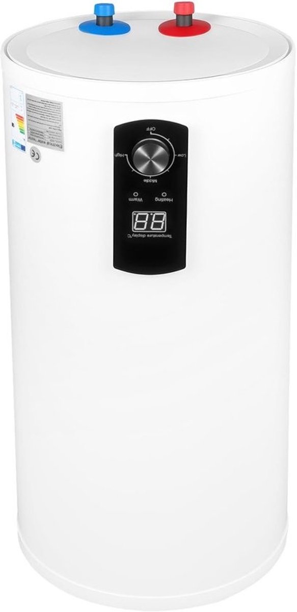 Elektrische Boiler - Warmwaterboiler Waterboiler - Thuisgebruik Warm Water - Digitale Temperatuurweergave - 80 Liter - Wit