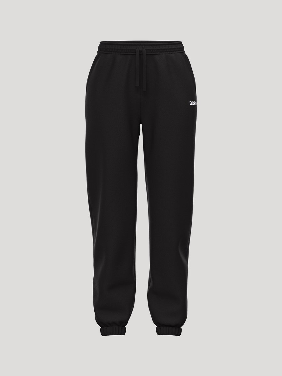 Björn Borg Essential 3 Joggingbroek Dames Lange Sportbroek Vrouwen - Zwart - Maat XXL