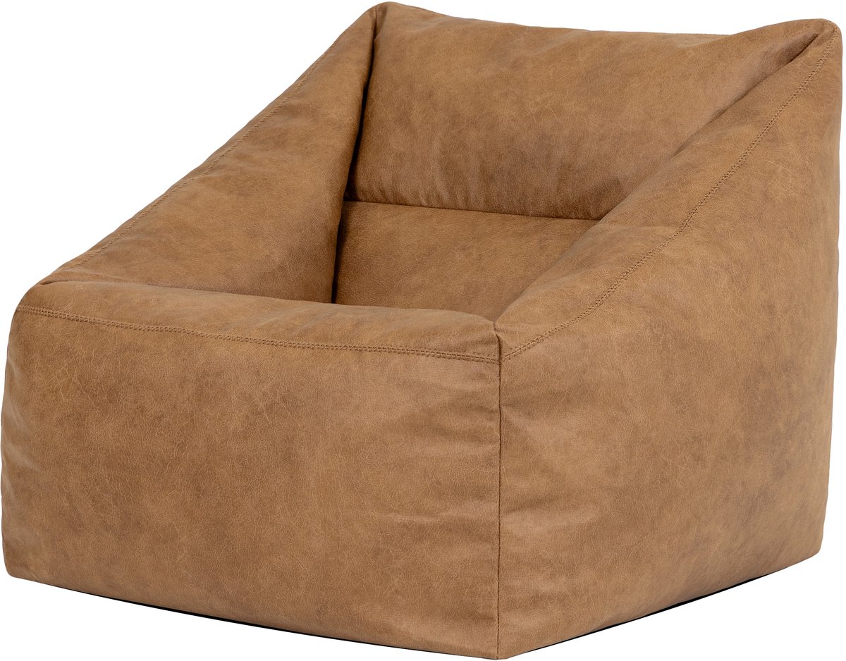icon - Natalia XL Zitzak Fauteuil - Kunstleer - Bruin