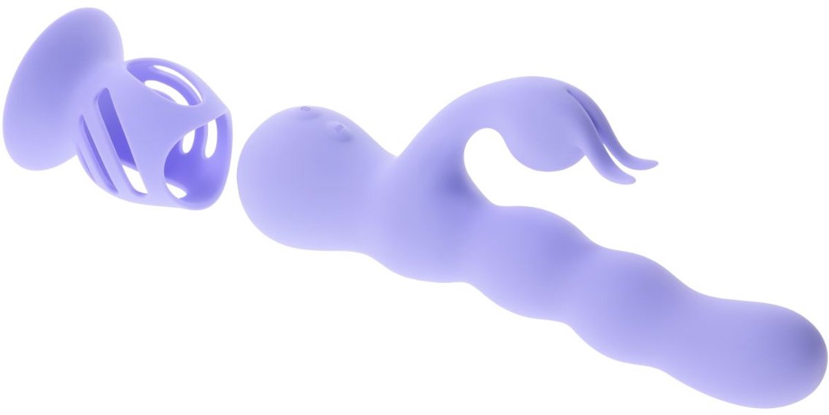 Evolved - Wiggly Bunny Rabbit Vibrator - Paars