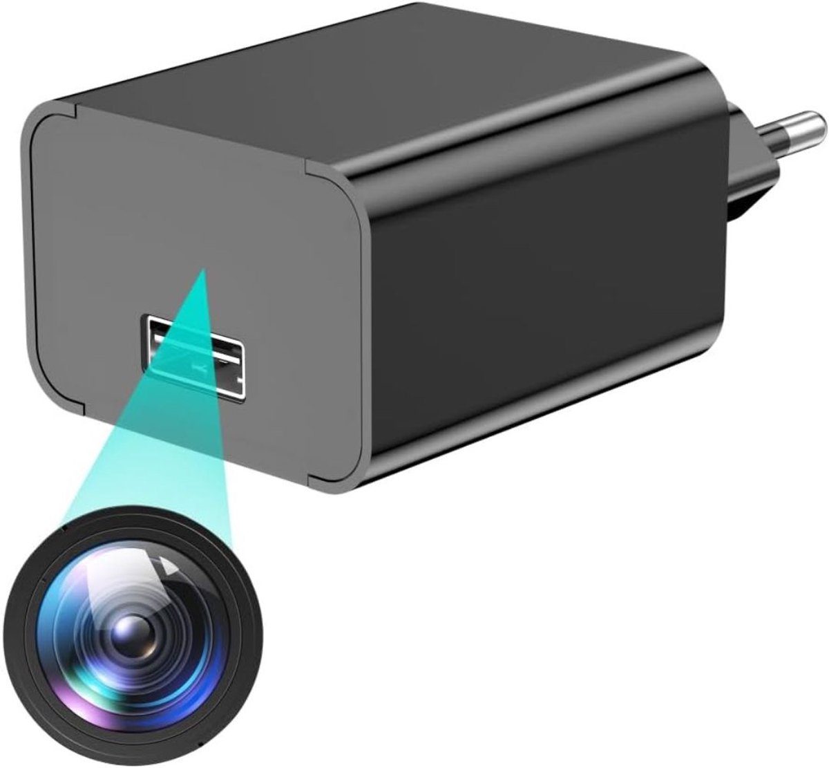 Zolvano® Verborgen Camera - Spy Camera - Spionage -Zwart