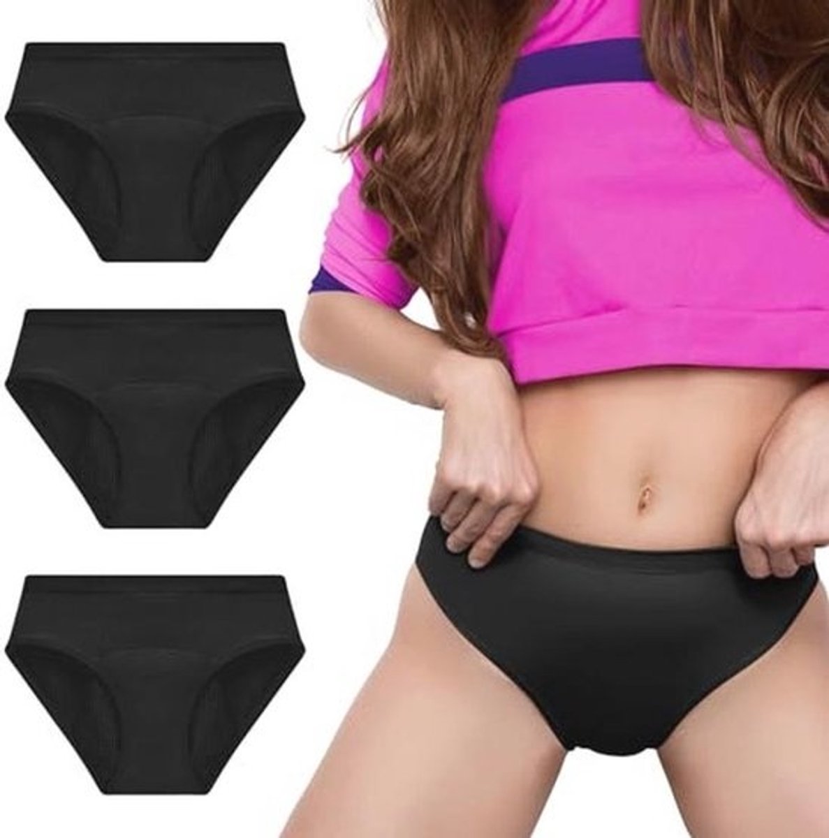 Menstruatie Ondergoed voor Tienermeisjes - Bamboevezel, Ademend en Herbruikbaar