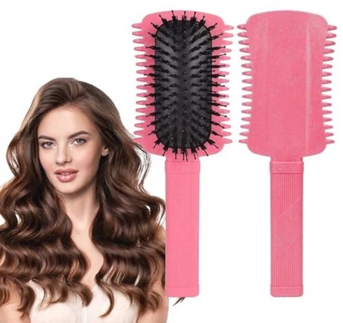 Kruldefiniërende Haarborstel voor Perfecte Krullen - Stylingborstel voor Vrouwen en Meisjes