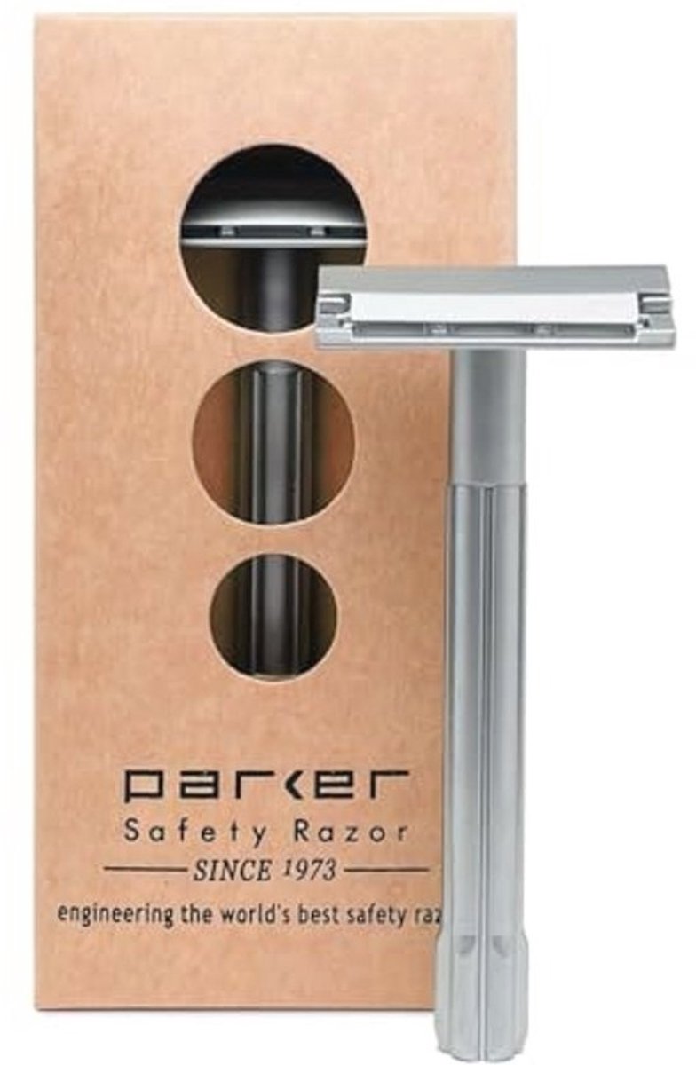 Single Edge Safety Razor Bundle met 5 Platinum Scheermesjes