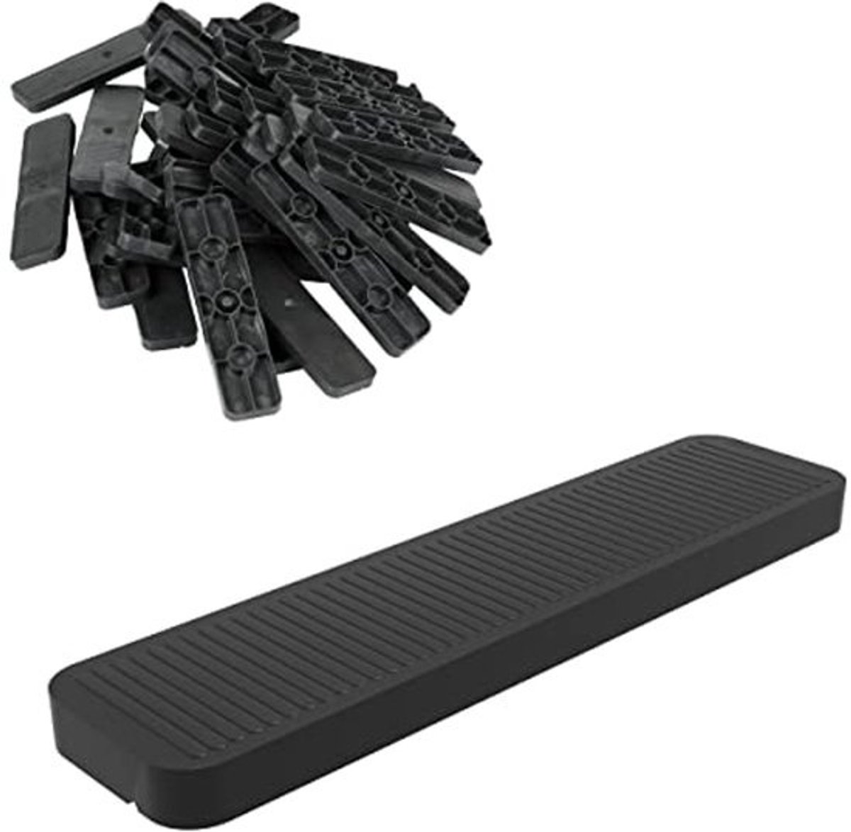 Afstandhouders van kunststof - 100 stuks 100 x 24 x 1-6 mm voor veelzijdige toepassingen