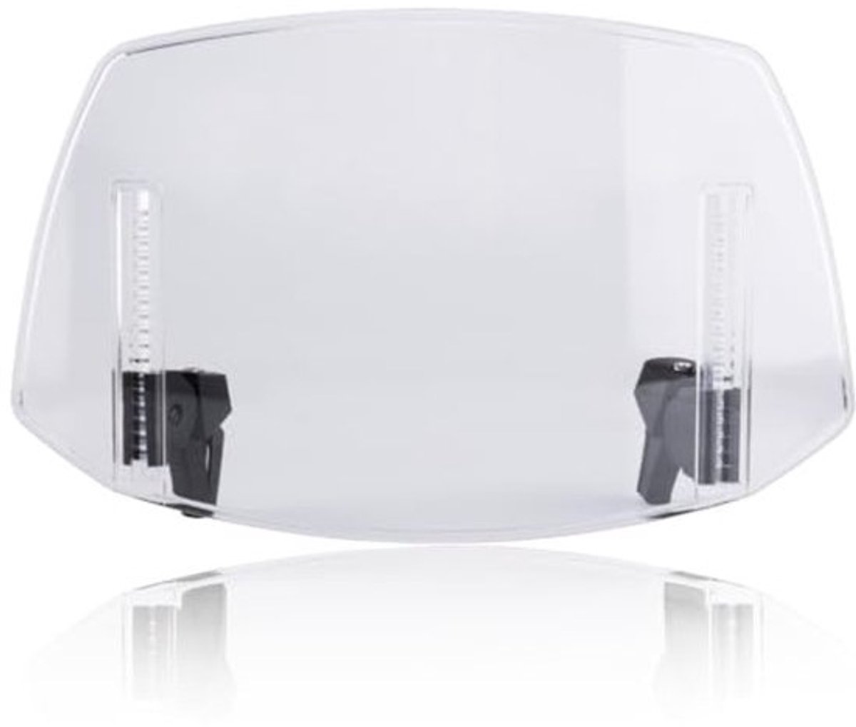 Motorfiets Windscherm Verlenging - Verstelbare Clip-on Spoiler en Deflector - Universele Pasvorm (Transparant)