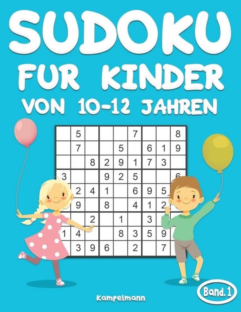 200 Sudoku Puzzels voor Kinderen 10-12 Jaar met Grote Letters en Oplossingen