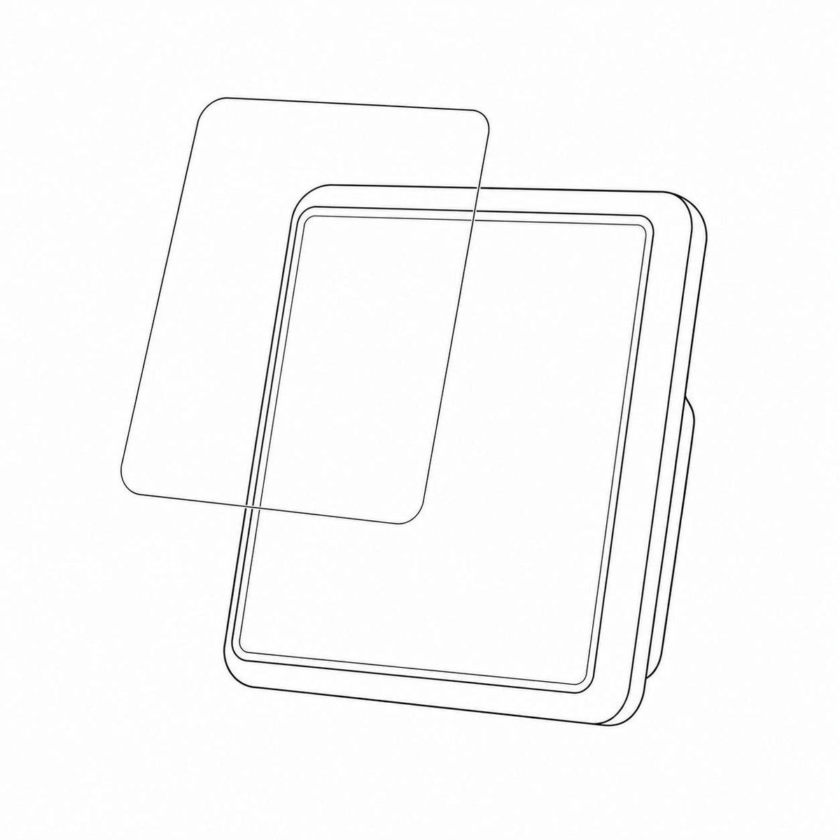 Premium Screenprotector voor Bosch Intuvia 100 – Zelfherstellend – Inclusief Aanbrengset – Chaperon