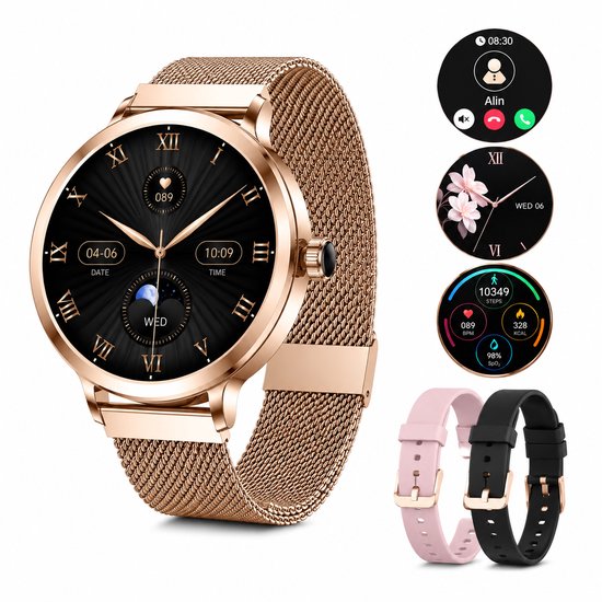 TIBA Golden Sound AMOLED Smartwatch - TIBA - €49,95