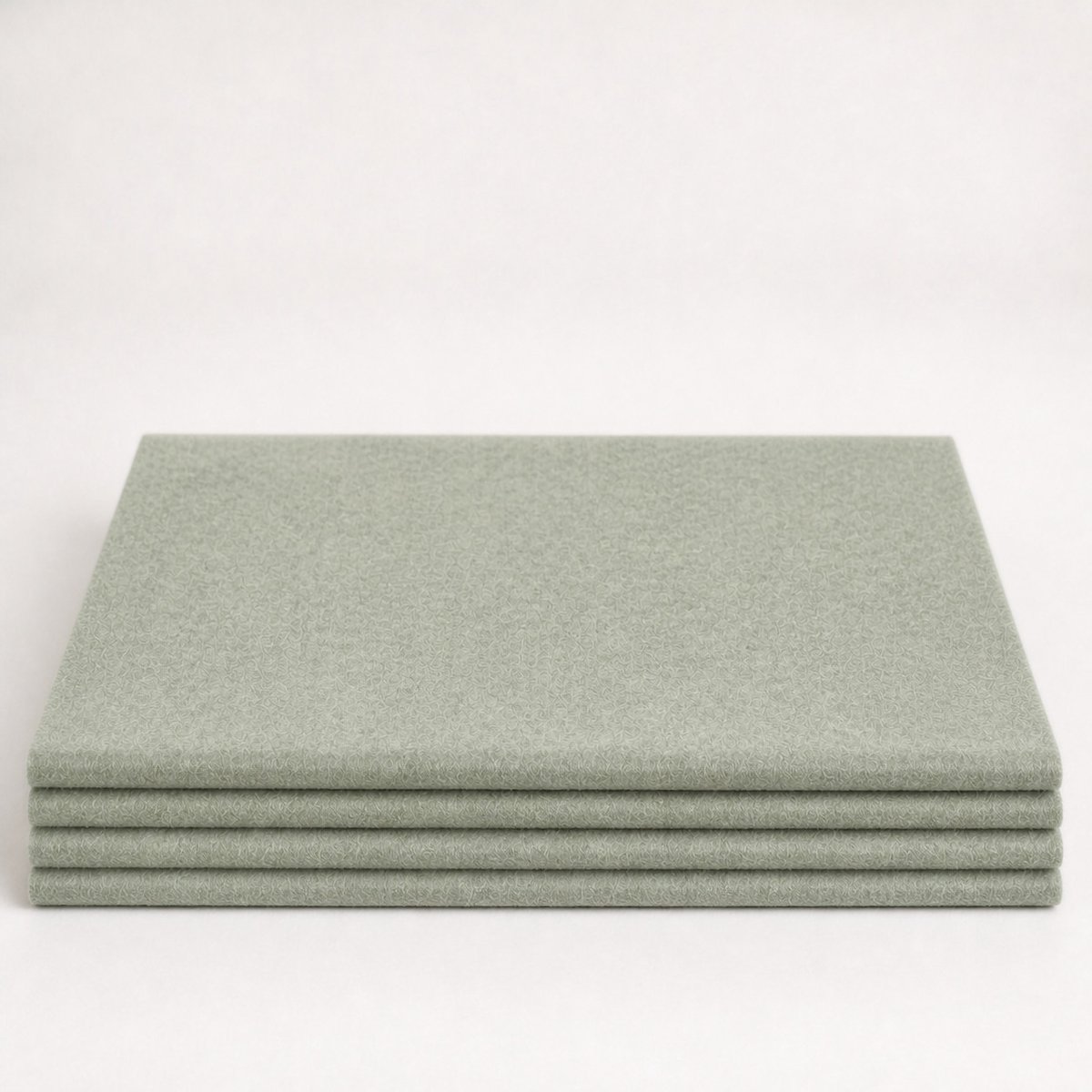 Wollen ledikantdeken / babydeken 100x140 cm – 100% wol – Dusty groen