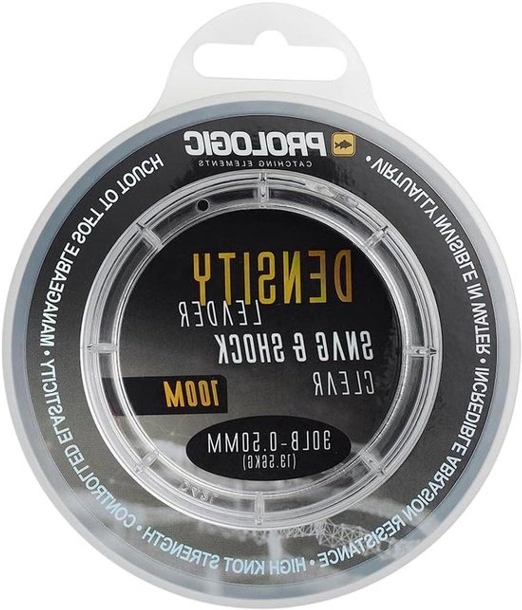 Vislijn - Monofilament Leader - Karpervissen - Hoge Zinkratio - 100 m 060 mm - Transparant