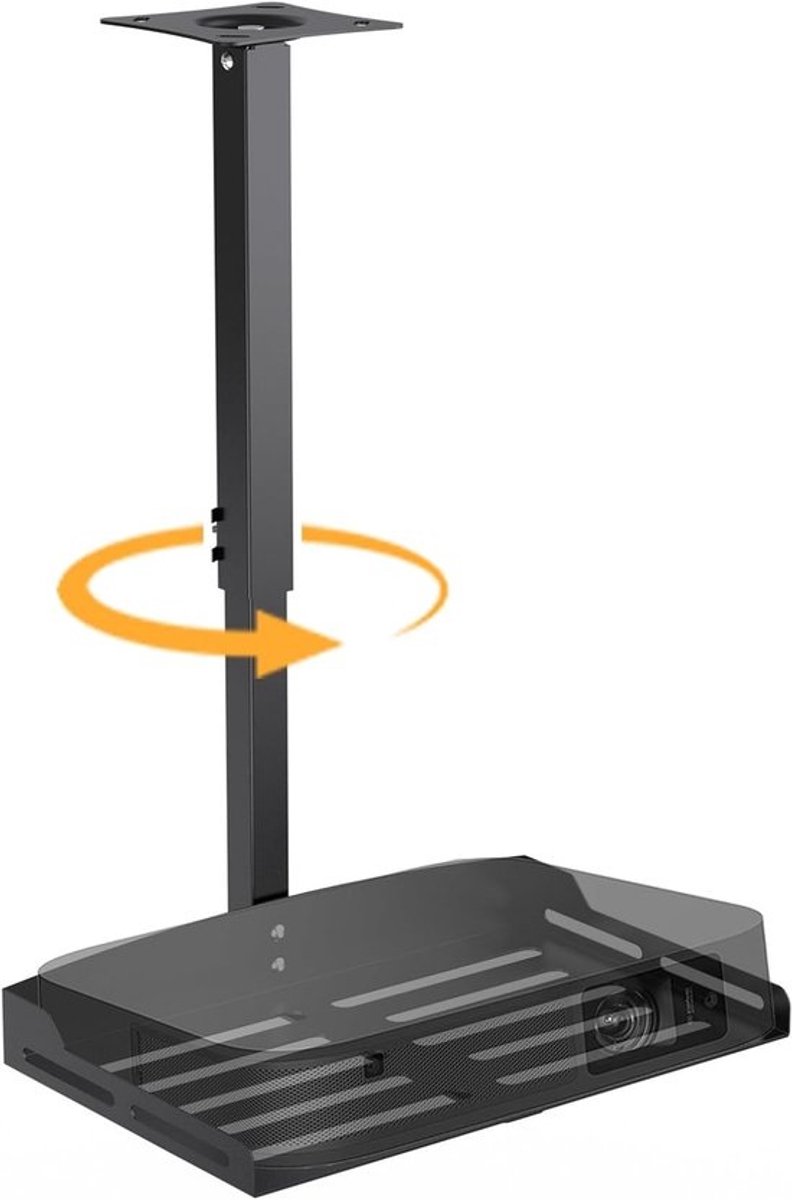 Projector Plafondmontage - Projector Beugel - Thuisbioscoop Kantoor - 360 Graden Rotatie - Max 5 kg - Zwart