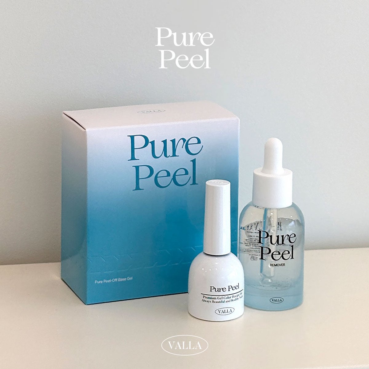 VALLA PURE PEEL-OFF SET BASE GEL