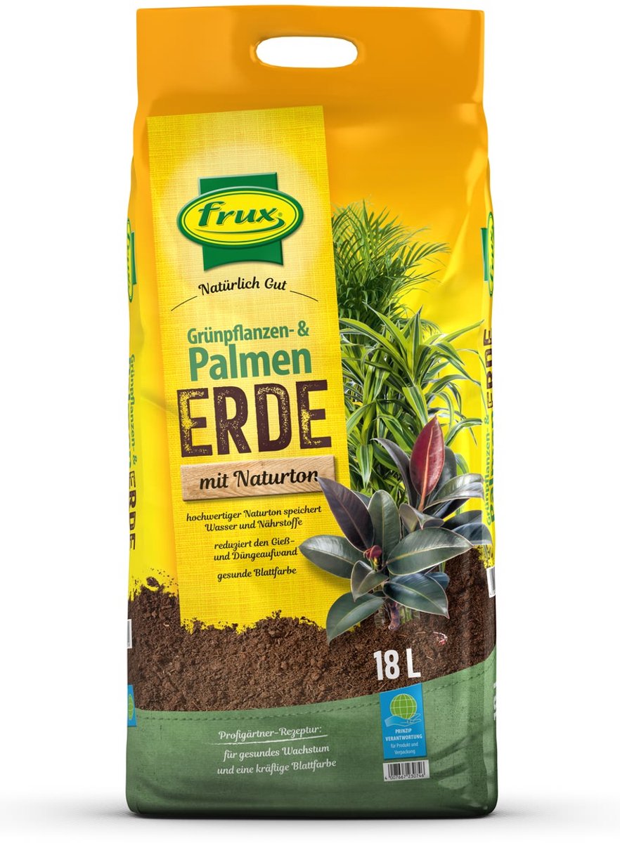 frux Pro groene planten- en palmaarde met natuurklei - 18 liter