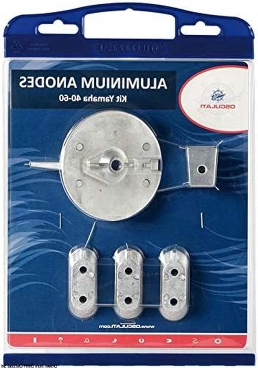 Anodenset Yamaha - Zinkanode Set - Motor Bescherming - Aluminium Uitvoering - 40/60 pk - Zilverkleurig