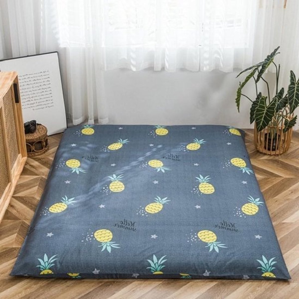 Futon Matrashoes - Matrasbeschermer Vloer - Matras Beschermen - Rits Ontwerp - 200x220cm - K