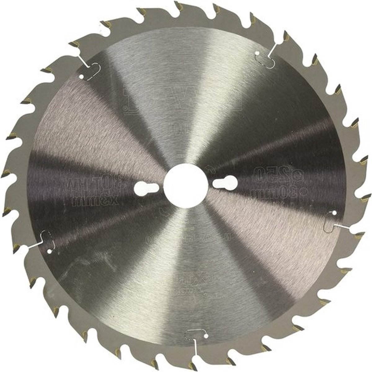 Cirkelzaagblad - Zaagblad stationair - Hout zagen - Snijvlakken geslepen - 250x30mm 30T - Metaalkleur