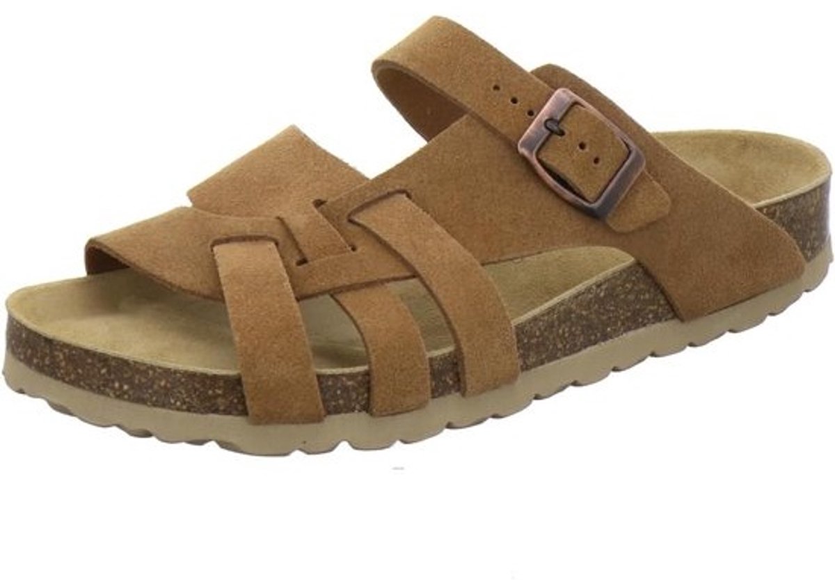 Dames Sandalen - Leren Slippers - Comfortabel Lopen - Handgemaakt in Duitsland - Zwart