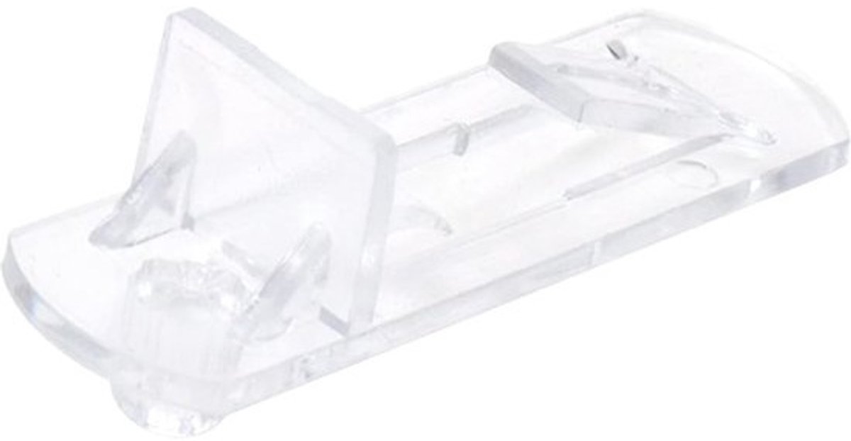 Plank Ondersteuning Pegs - Bevestigingsclips - Planken Bevestigen - Zelfborgende Beugel - 6.9mm Gat 20mm Plank
