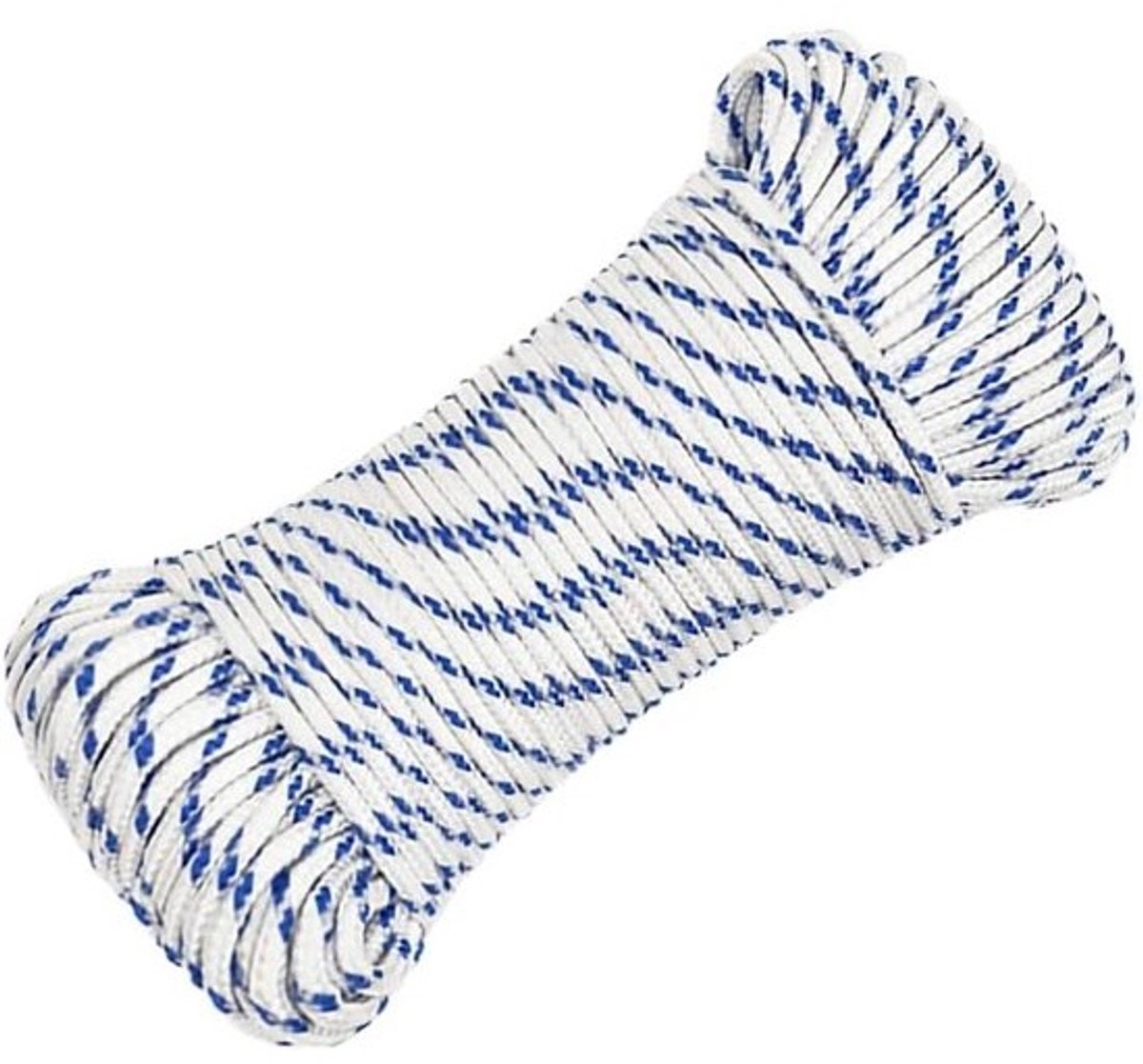 Boottouw Polypropyleen - Meertouw Kajak Touw - Watersport Gebruik - Sterk Weerbestendig - 4 mm 25 m - Wit