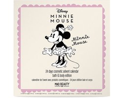 Adventskalender disney minnie mouse - 24 verrassingen - beauty en verzorging - kerstkalender - 37 x 37 x 4,5 cm