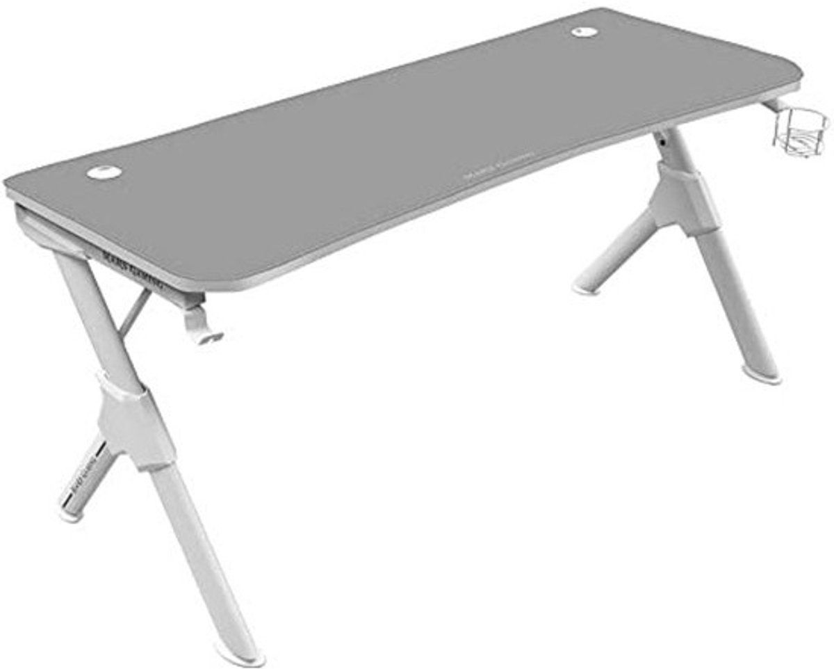 Gaming Tafel 140cm met Hoofdtelefoon- en Drankhouders, Ideaal voor Gaming Setup