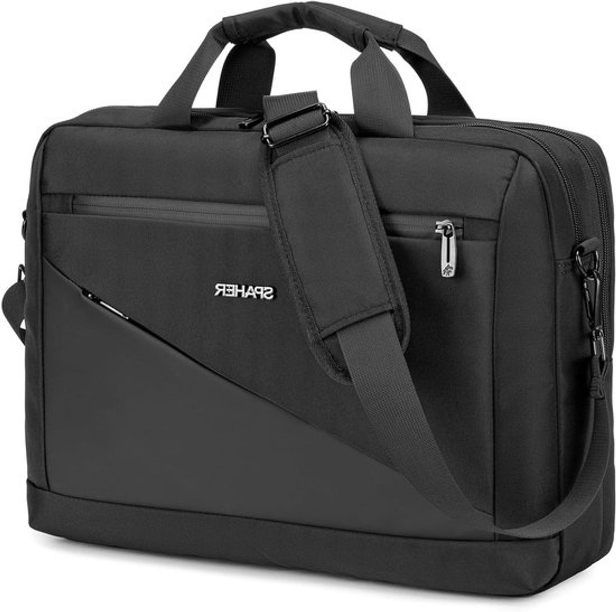 Laptop Tas 15.6/16 Inch - Schoudertas voor Notebook en Computer - Ideaal voor Werk, School en Reizen met Apart Laptop Compartment