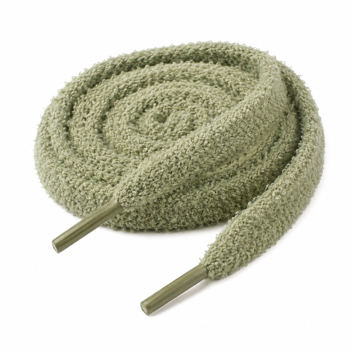 Fluffy Veters | Groen | 120cm | 13mm | Schoenaccessoires - Schoenveters