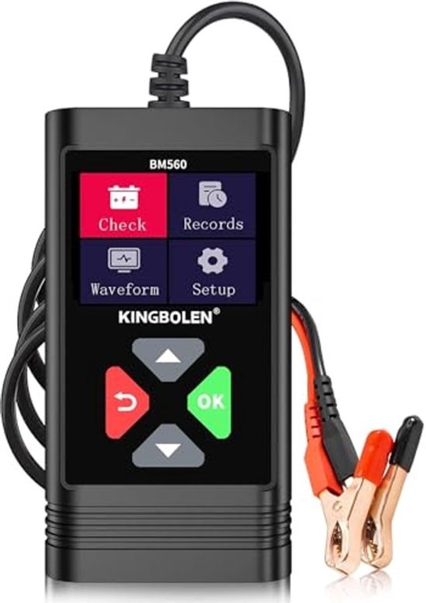 Accutester 100-2000 CCA - Batterijtester voor Auto, Motor, ATV, SUV en Boot