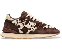 The Hoff Brand City Print Sneakers - Suède - Dames - Bruin - Maat 42
