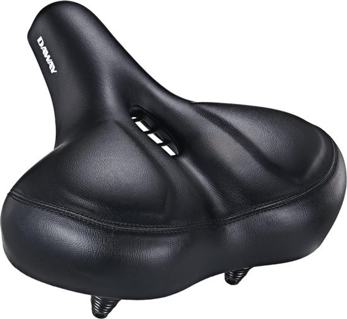 Extra groot comfortabel fietszadel - extra breed fietszadel met traagschuimkussen voor mannen en vrouwen, geschikt voor racefietsen, e-bikes en meer