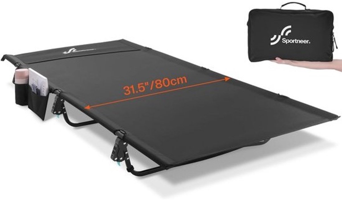 Inklapbaar Aluminium Reisbed voor Volwassenen - Ideaal voor Camping en Outdoor Aventuren tot 150 kg