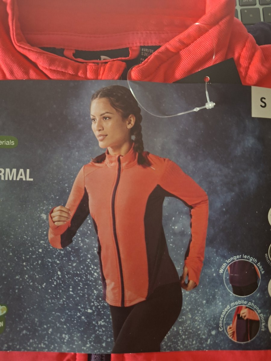 Crivit Dames Hybrid Thermo Jas Extra Warm Zachte Fleece Voering Paars
