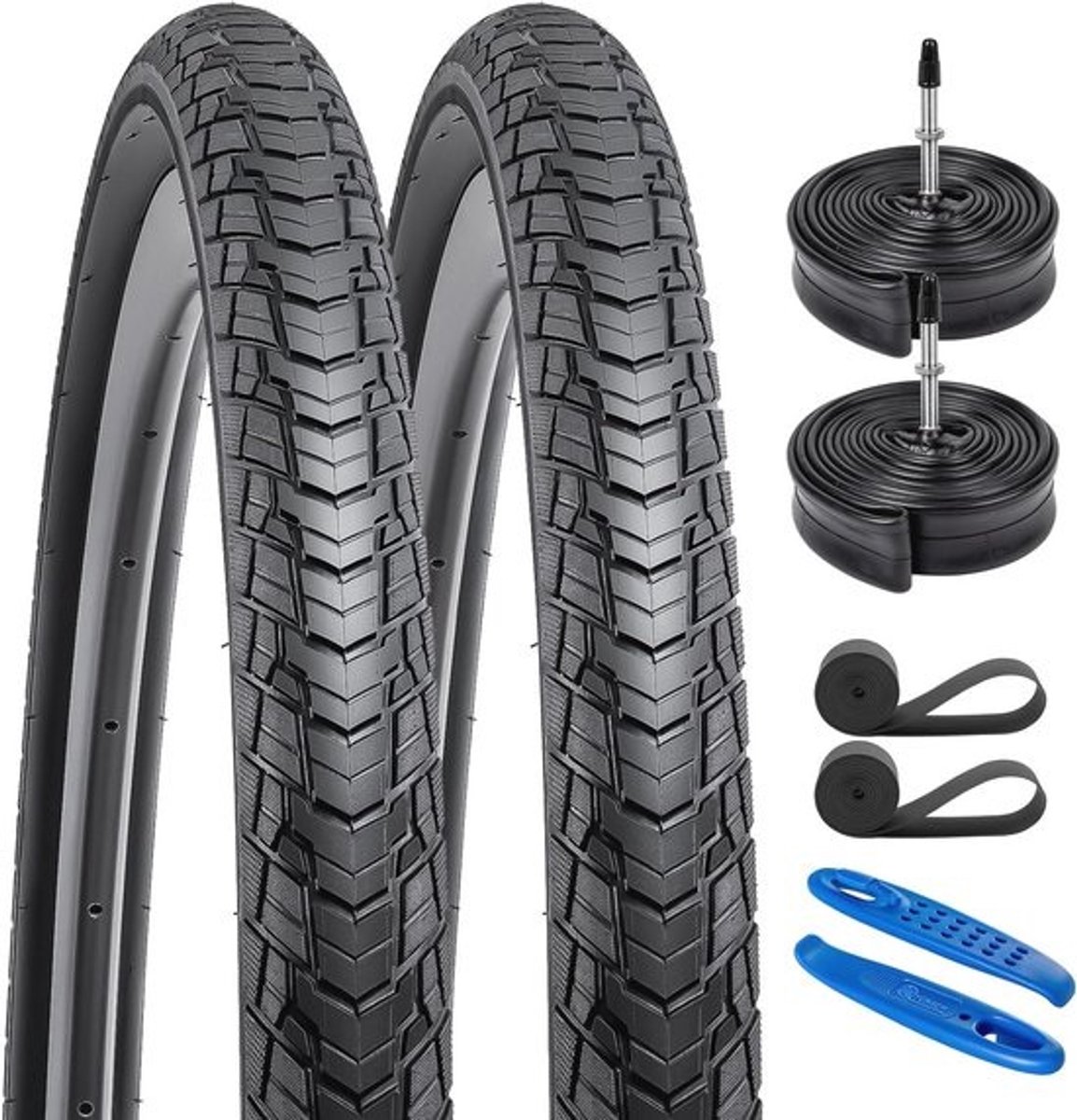 Set van 2 Fietsbanden 28-inch 700x38C met binnenbanden