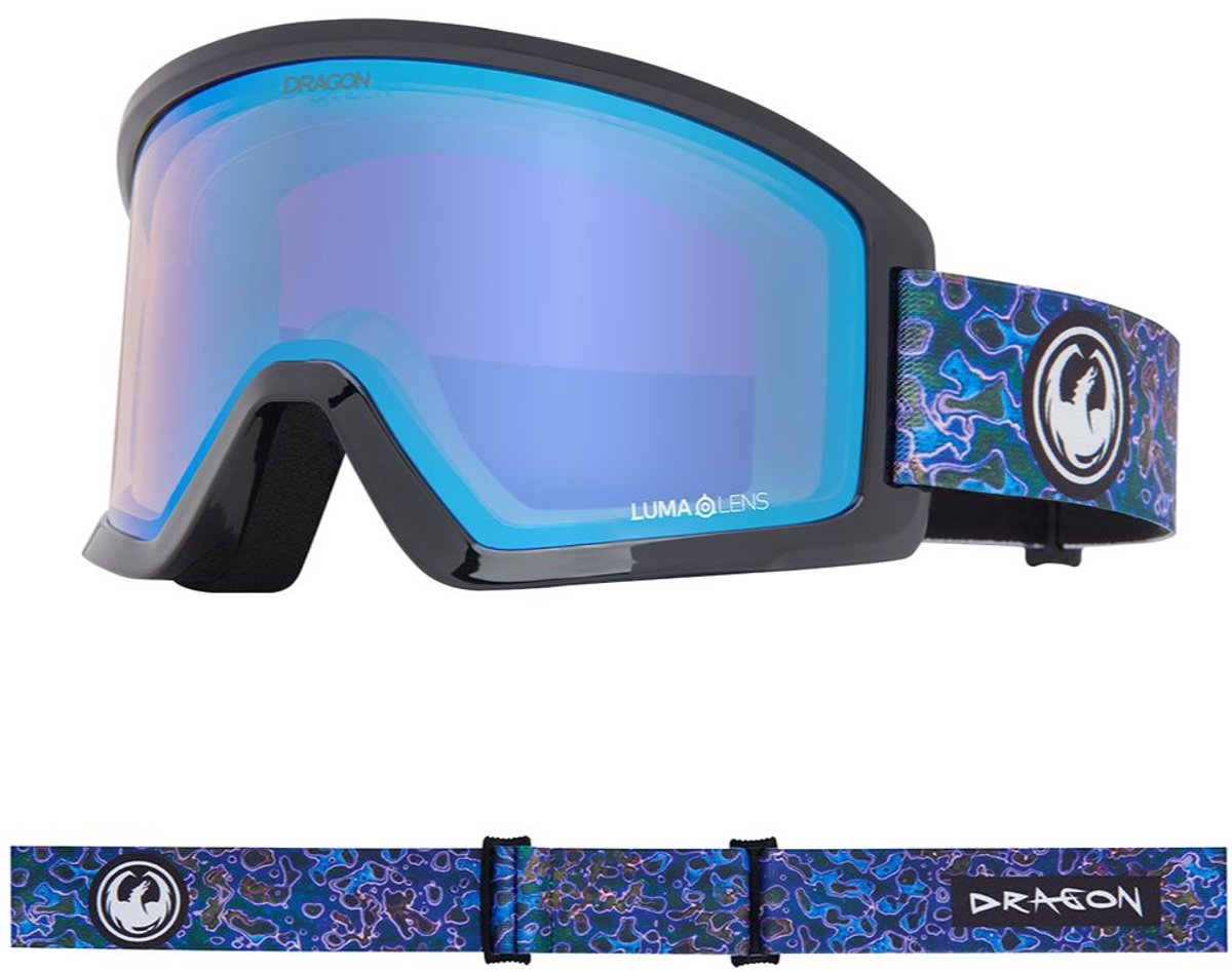 Dragon Alliance DX3 L OTG Skibril - Urushi/Flash Blue
