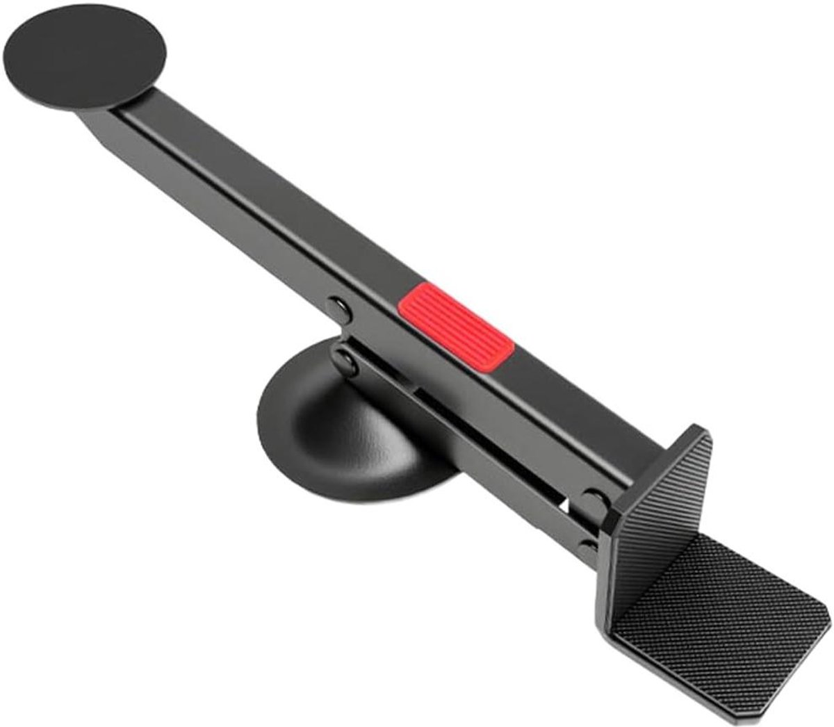 Deurlifter Voetbediend - Montage Hulp - Meubels Monteren - Handsfree Bediening - 330mm x 55mm - Zwart Zilver