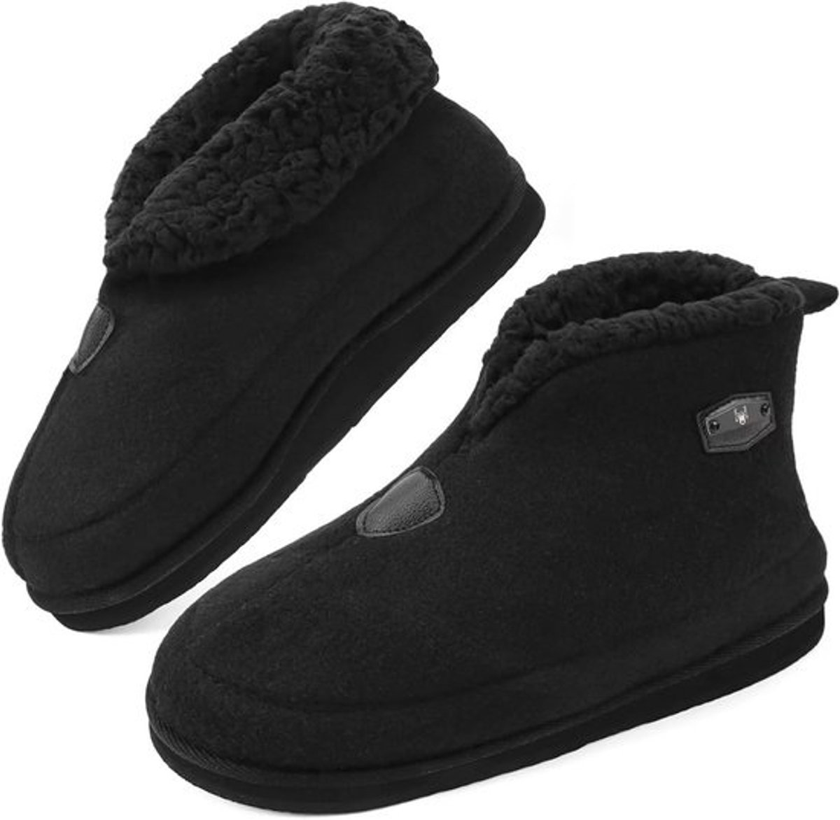 Warme Heren Pantoffels met Antislipzool en Memory Foam - Binnen en Buiten