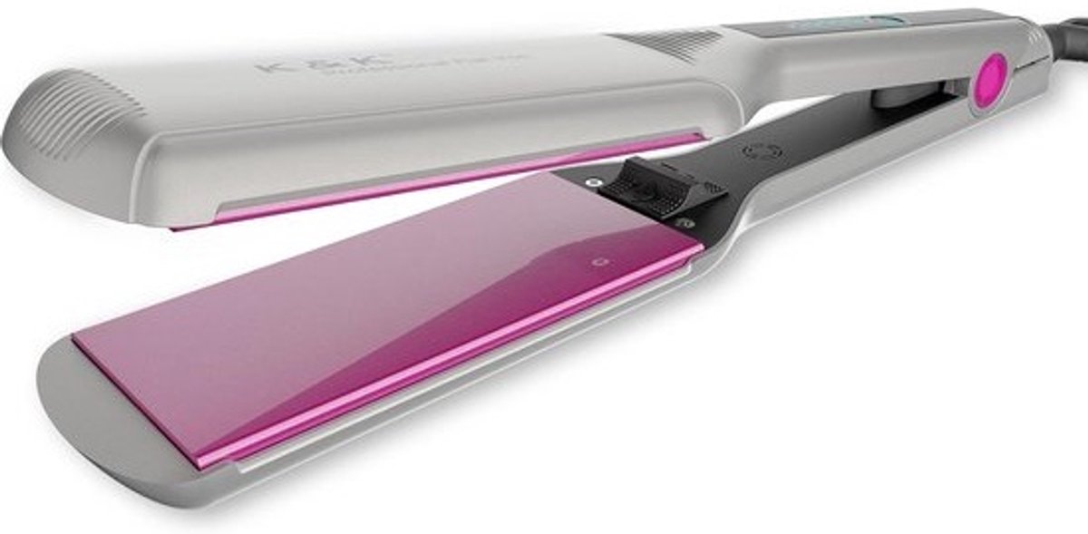 Stijltang Extra Breed 57 mm voor Lang en Dicht Haar - Keramische Coating, Snelle Opwarming, 120 - 232 °C