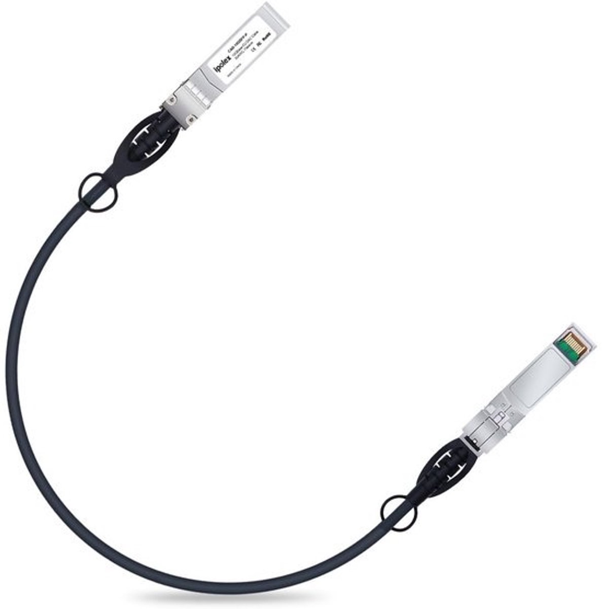 10Gb SFP+ DAC Koperen Kabel 0.5M Direct Attach Twinax voor Switches en Routers