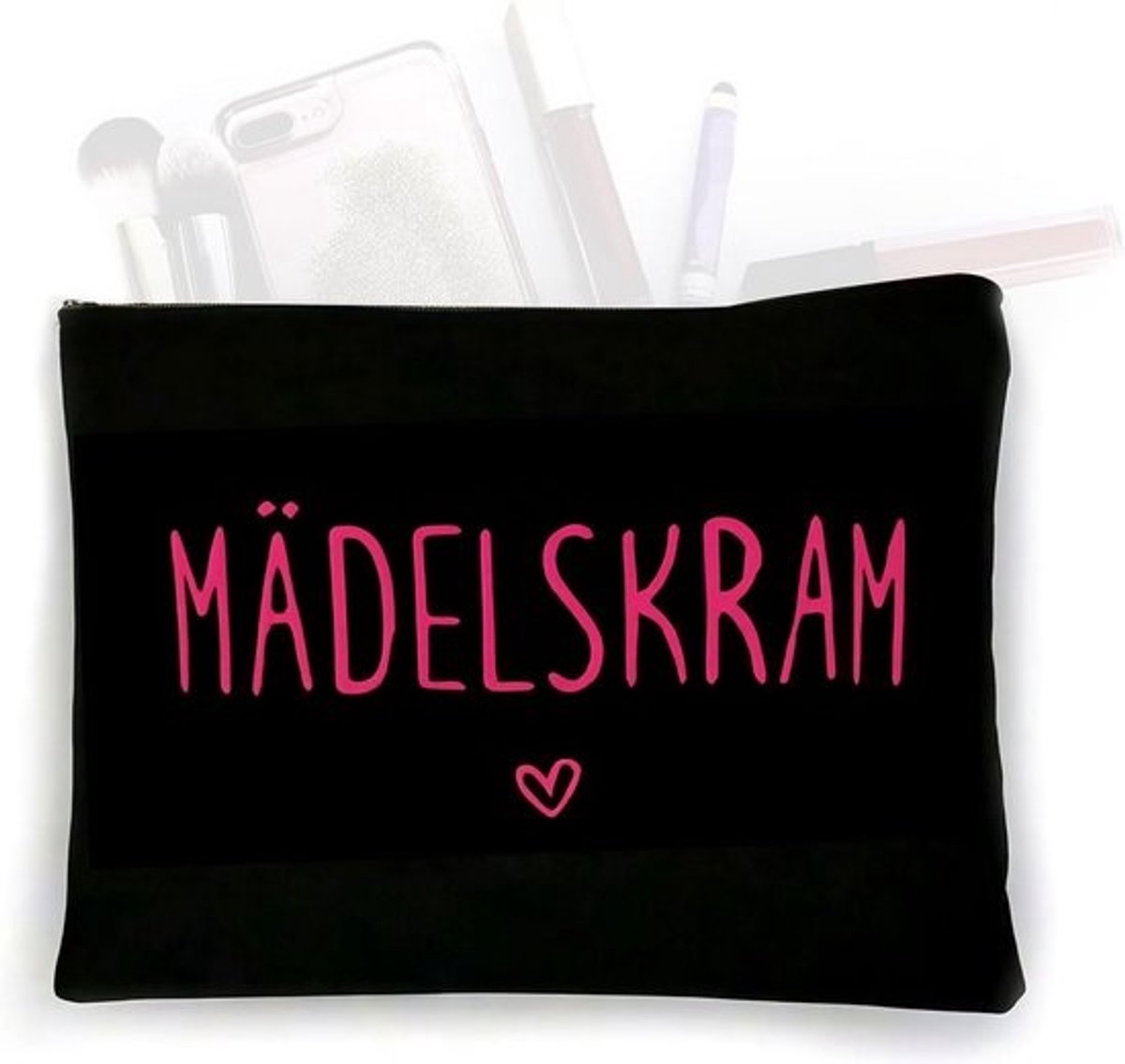 Cosmetica Tasje met Spreuk voor Dames en Meisjes