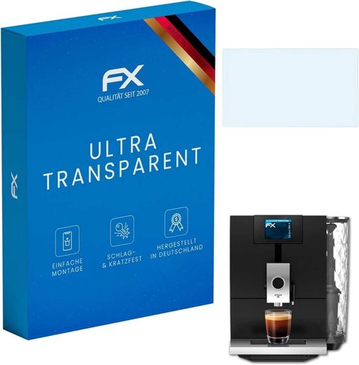 2x Displayscherm Beschermfolie Ultrahelder en Krasbestendig voor Jura ENA 8