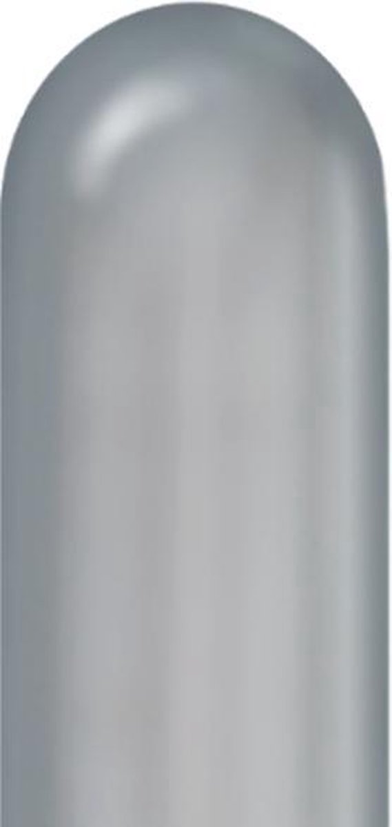 Qualatex - modelleerballonnen CHROME Silver 260Q (100 stuks)